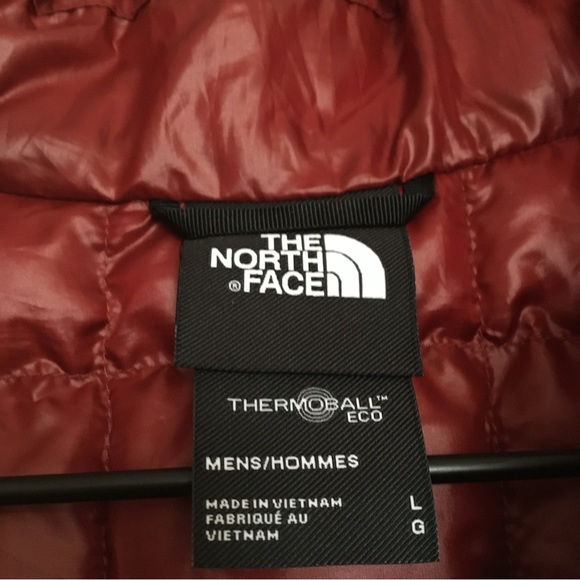 The North Face Men's Thermoball Eco Jacket Size Large Brick House Red - Picture 4 of 7